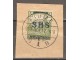 1917 - FIUME na markama SHS Hrvatska 5 fil na isecku slika 1