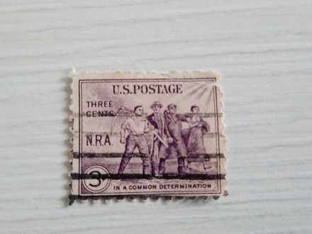 1933 National Recovery  US Postage 3 cents
