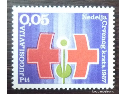 1967.Jugoslavija-Crveni krst-doplatna marka MNH