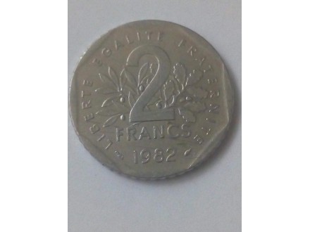 2 Francs 1982.g - Francuska -