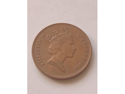 2 Two Pence 1992.g - Engleska - Kraljica Elizabeta