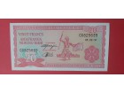 20 francs 1997 god Burundi aUNC