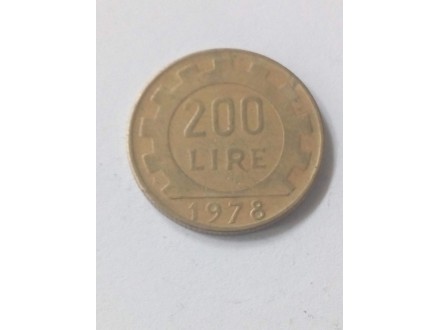 200 Lira 1978.godine - Italija -