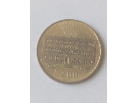 200 Lira 1990.g - Italija - Jubilarna -