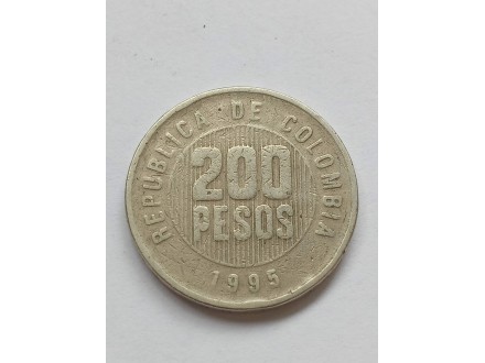 200 Pesos 1995.g - Kolumbija -