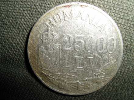 25000 LEI-RUMUNIJA-1946 G-SREBRO