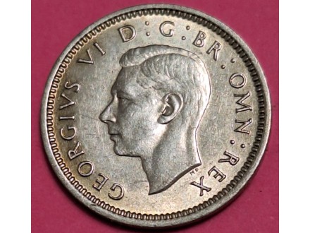3 Pence 1940 Velika Britanija Srebro