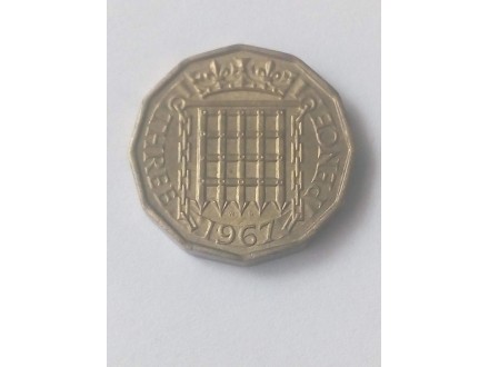 3 Three Pence 1964.g - Engleska - LEPA -