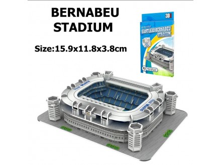 3D Puzzle Stadion, Santiago Bernabeu, Real Madrid
