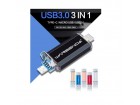 3u1 MULTI USB 3.0 OTG USB Flash: Type-C i Micro USB
