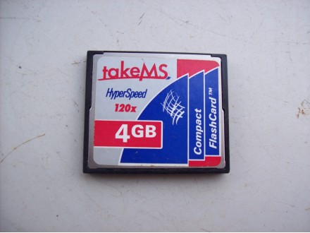 4GB Compact Flasch Card takeMS(Hyper Speed 120x)