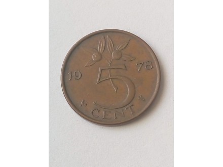 5 Cent 1978.g - Holandija -