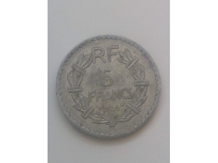 5 Francs 1946.g - Francuska -