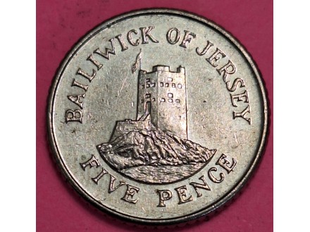 5 Pence 1990 Džersi