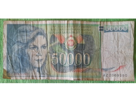 50.000 dinara 1989.