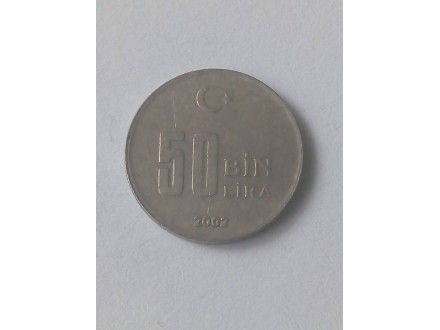 50 Bin Lira 2002.g - Turska -