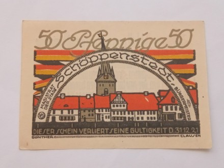 50 Pfennig 1921.g - Nemačka - LEPA -
