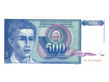 500 dinara 1990 UNC ZA zamenska