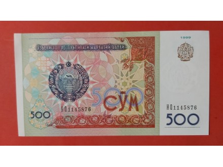 500 sum 1999 god Uzbekistan UNC