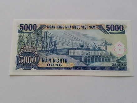 5000 Đong 1991.g - Vijetnam - ODLIČNA -