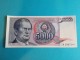 5000 dinara 1985 - ZAMENSKA- UNC slika 1