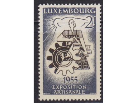539. Luksemburg, 1955, Izložba domaće radinosti, čisto