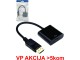 A-DPM-HDMIF-08 ** Gembird DisplayPort v1 to HDMI adapter cable, black (239)(alt A-DPM-HDMIF-002) slika 2