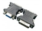A-DVI-VGA-BK Gembird Adapter DVI-I 24+5-pin male to VGA 15-pin HD (3 rows) female, black DVI-I