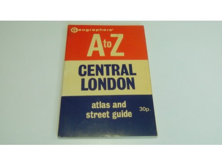 A to Z  CENTRAL LONDON  atlas and street guide