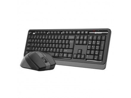 A4-FG1035 A4Tech Fstyler Bezicna tastatura US-LAYOUT + bezicni mis USB, Grey