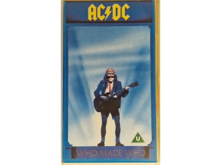 AC/DC Who Made Who Angus Young Original 1986 VHS Rock