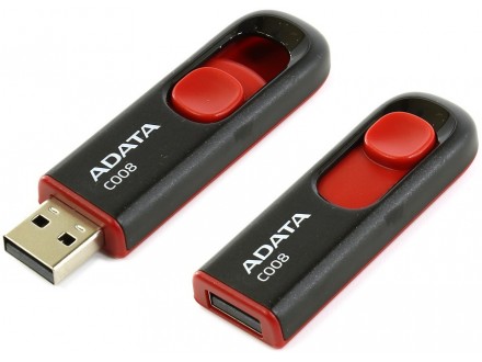 AData USB Fleš 32GB USB 2.0 Crni, AC008-32G-RKD