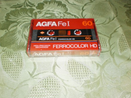 AGFA Fe I - 60 - Ferrocolor HD - audio kaseta NOVO