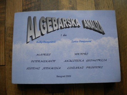 ALGEBARSKA ANALIZA 1 - Damjanovic