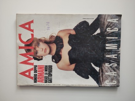AMICA - Italy magazine - 1986 - Cindy Crawford