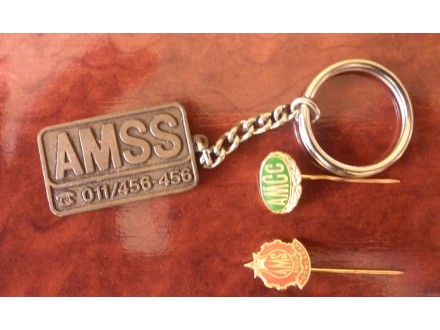 AMSS dve znacke i privezak