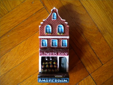 AMSTERDAM flowers shop, magnet za frizider