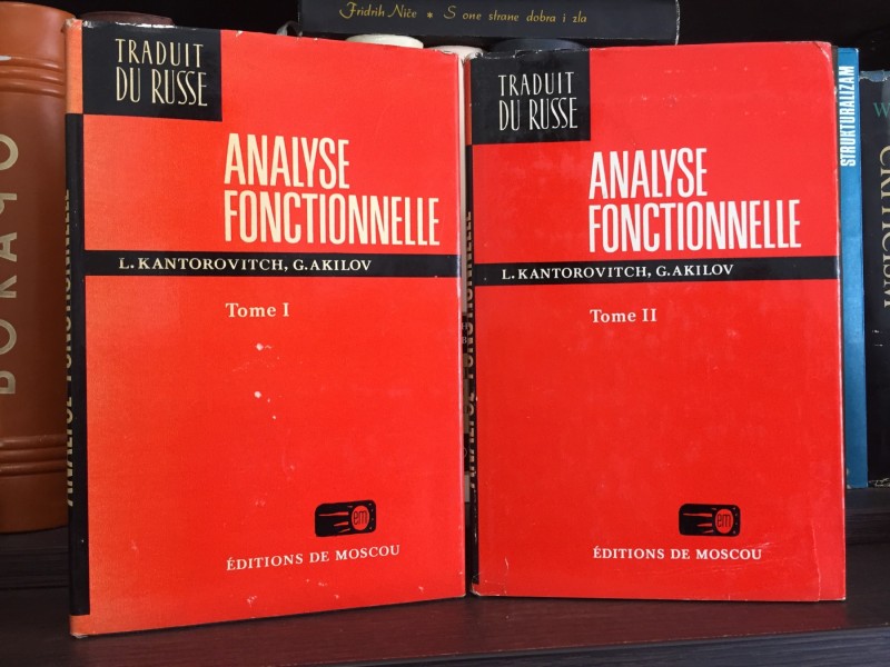 ANALYSE FONCTIONNELLE 1-2 / Kantorovitch - Akilov