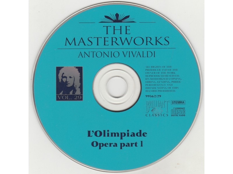 ANTONIO VIVALDI - L`Olimpiade Opera Part 1