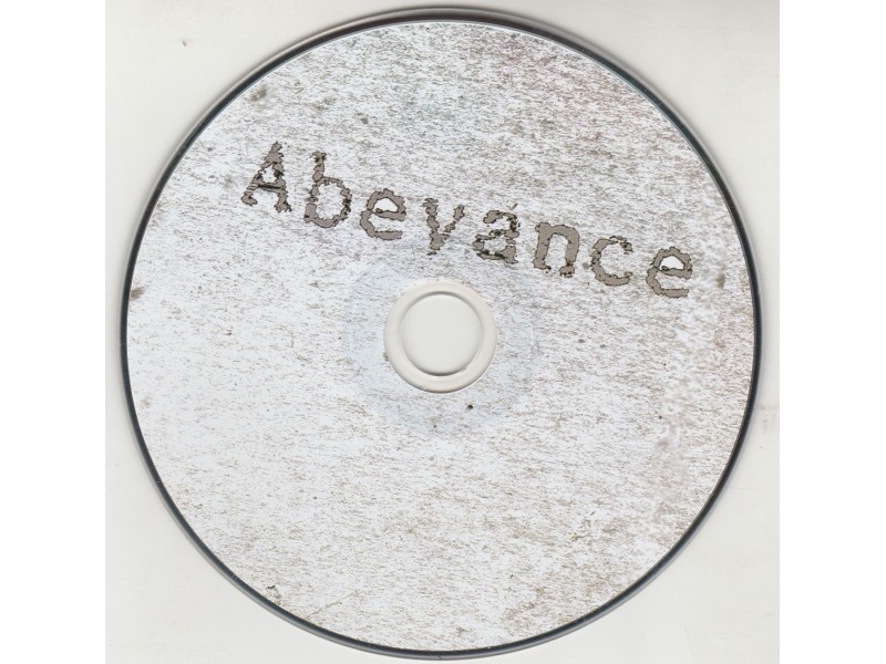 Abeyance  – Experience Is The Words That Are Written