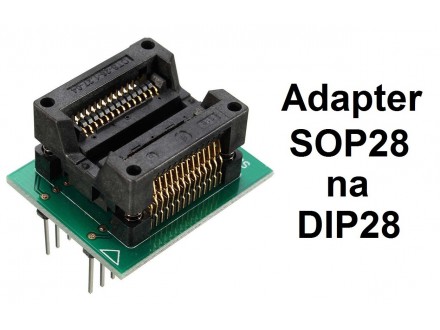 Adapter SOIC28 / SOP28 na DIP28