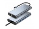 Adapter Type C na LAN Gb, SD card, TF, Type C, 4xUSB 3.0, Audio, HDMI i VGA 11 u 1 20cm kabl slika 1