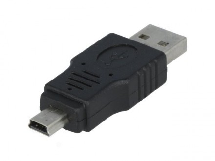 Adapter USB2.0 A muški-mini USB B muški