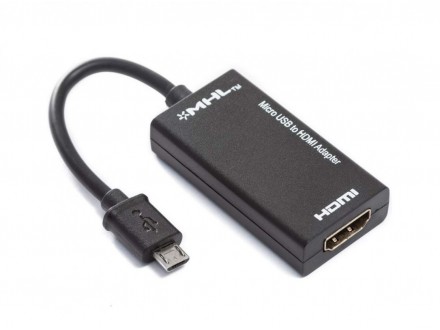 Adapter mikro USB muški-HDMI ženski (MHL adapter)