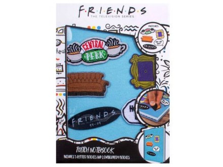 Agenda A5 - Friends, Velcro with Patches - Friends