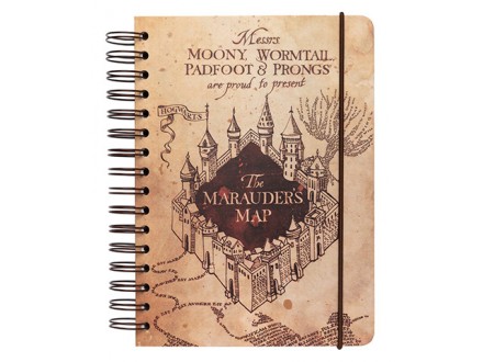 Agenda A5, HP, The Marauders Map - Harry Potter