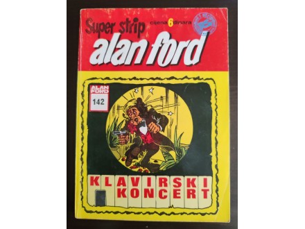 Alan Ford Vjesnik AF 142 - KLAVIRSKI KONCERT
