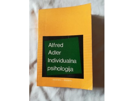 Alfred Adler Individualna psihologija