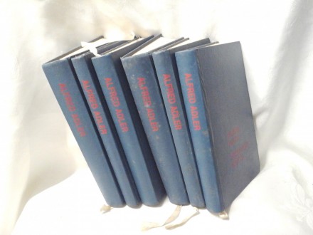 Alfred Adler komplet 6 šest knjiga komplet Smisao život