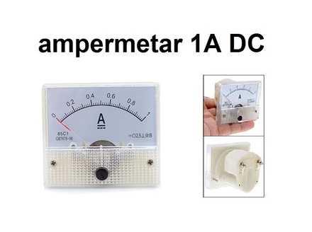 Ampermetar DC 1 A - analogni